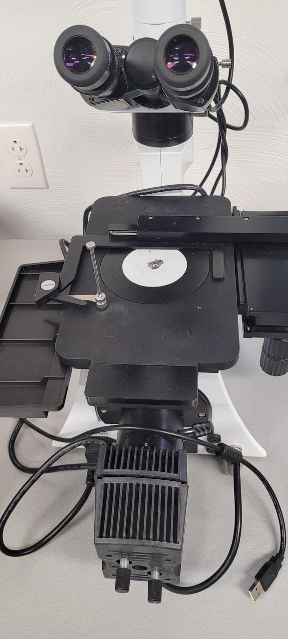 Pace Technologies #IM-3000, Metallurgical Microscope, 8.9" x 7" stage, 1.6" X, 1.6" Y, 12V/50 width halogen - Image 6