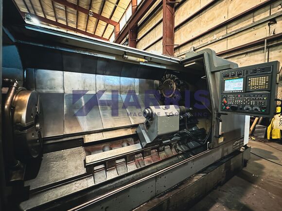 Samsung #SL-45MC/2200, CNC Lathe, 30.5" swing, 88.8" machining length, 24.4" turning diameter, 24" hydraulic - Image 1