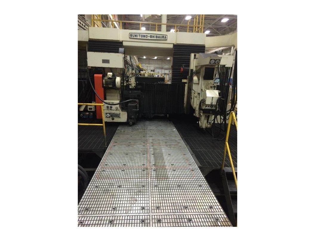 59" x 197" Sumitomo-Shibaura #KPL-1550-OG, Double Column CNC Surface Grinder, 63.4" between columns, 47.2" - Image 2