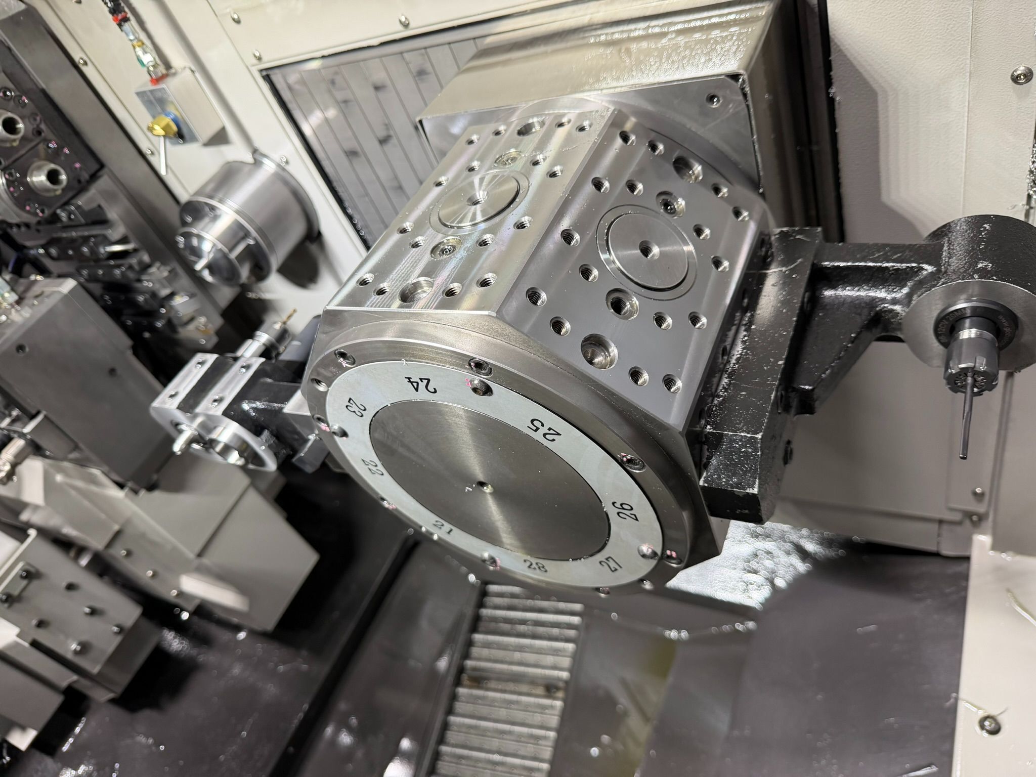 Tsugami #B038T, 9-Axis Swiss Type CNC Lathe, 9.84" max. headstock stroke, 1.5" max. bar capacity, 7.5 HP - Image 7