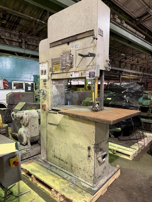 36" x 20" Tannewitz #GV1N, Vertical Band Saw, 25 HP - Image 4