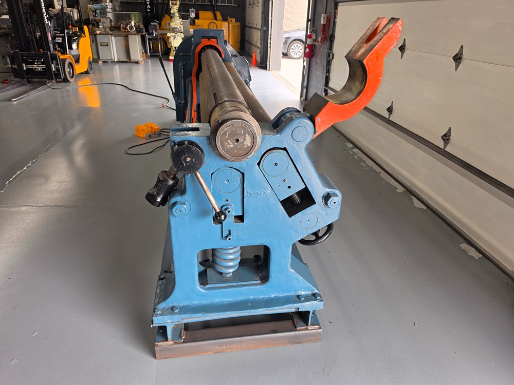 8' x 1/4" Hendley & Whittemore #8-G, Initial Pinch Plate Roll, 102" roll length, 8" roll diameter, 10 HP, 440 - Image 3
