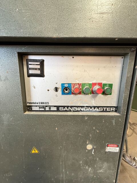43" Sandingmaster #SCSB-2-1300, Wide Belt Sander, Sandomatic control, digital thickness readout, 6,312 hours - Image 3
