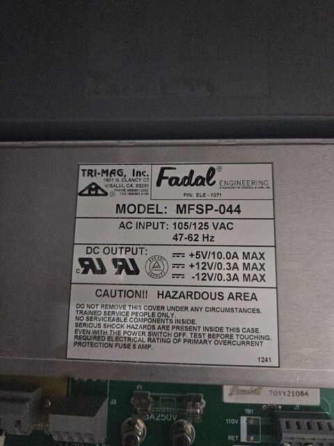 Fadal #VMC-4020, CNC Vertical Machining Center, 40" X, 20" Y, 20" Z, 48" x 20" table, 20 HP, 10,000 RPM, CAT - Image 6