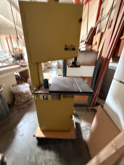Minimax #S45, Vertical Band Saw, cast iron tilting worktable, miter slot, upper blade guide assembly, mobile - Image 5