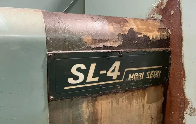 Mori Seiki #SL-4A, CNC Lathe, 12" 3-jaw chuck, 1" bore, 41 KVA, Fanuc Control, 220 V., 1983 - Image 6