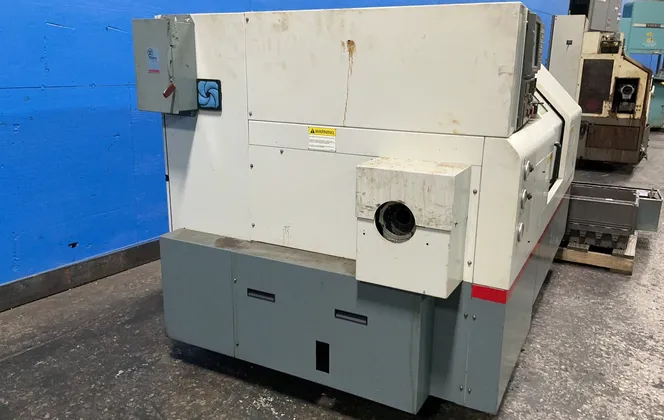 Cincinnati Milacron #ERD, CNC Lathe, 2" bore, 25 KVA, tailstock, Chip Conv., Fanuc 21i-T Control - Image 6