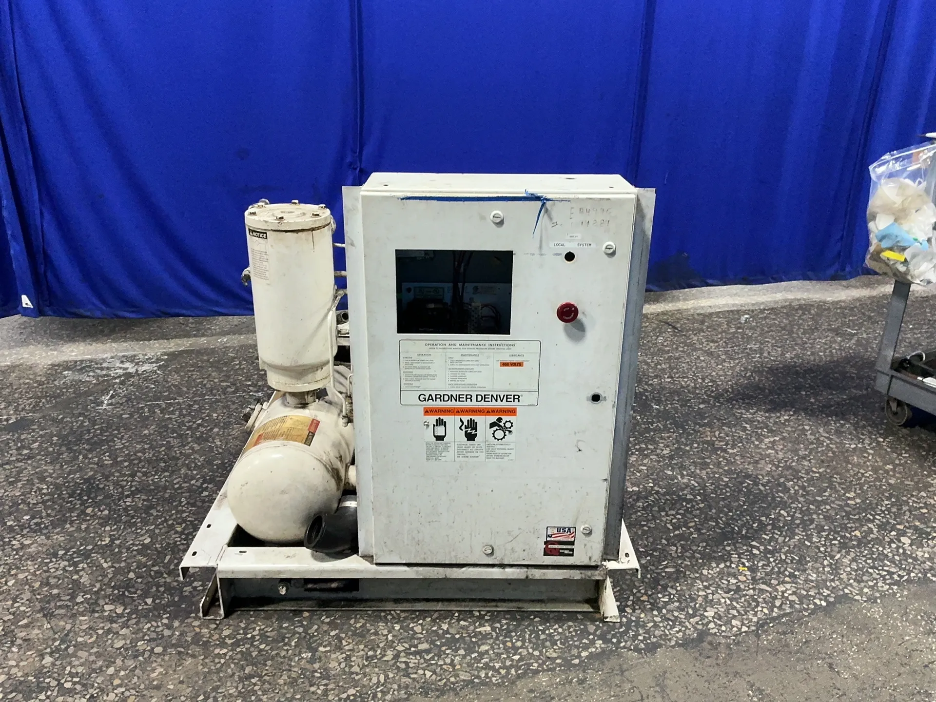 Gardner Denver #EBH99G, Rotary Screw Air Compressor, 50 HP, 1770 RPM, 230/460 V., 3PH, 2005 - Image 1