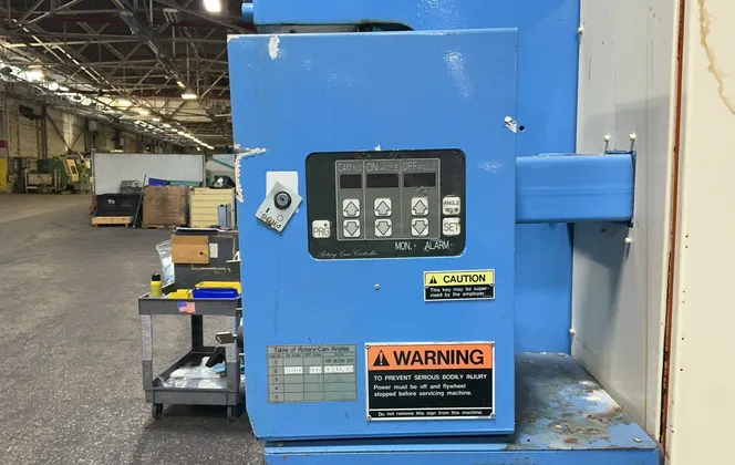 45 Ton, Wasino #PUX45AD, Gap Frame Press, 5-1/2" stroke, 10-1/4" die height, 450 KN, 3.7 KW, 200 V., 3PH - Image 9