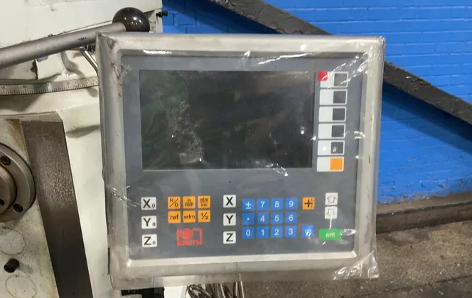 Knuth #VHF-2, Vertical Mill, 10" x 44" table, 6.6 HP, 850/1700 RPM, 220 V., 3PH, 2019 - Image 4