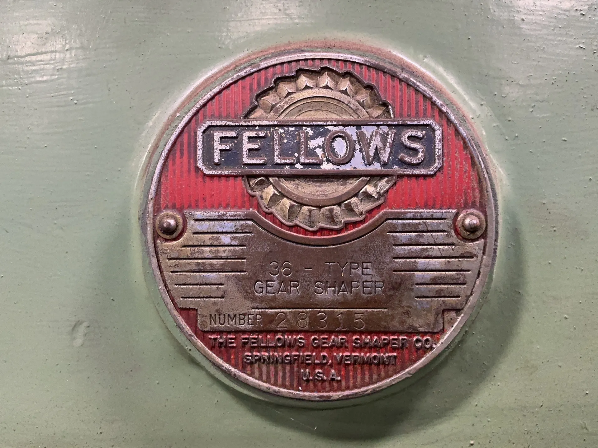Fellows #36-Type, Gear Shaper, 28" plate diameter, 40" outer diameter - Image 5