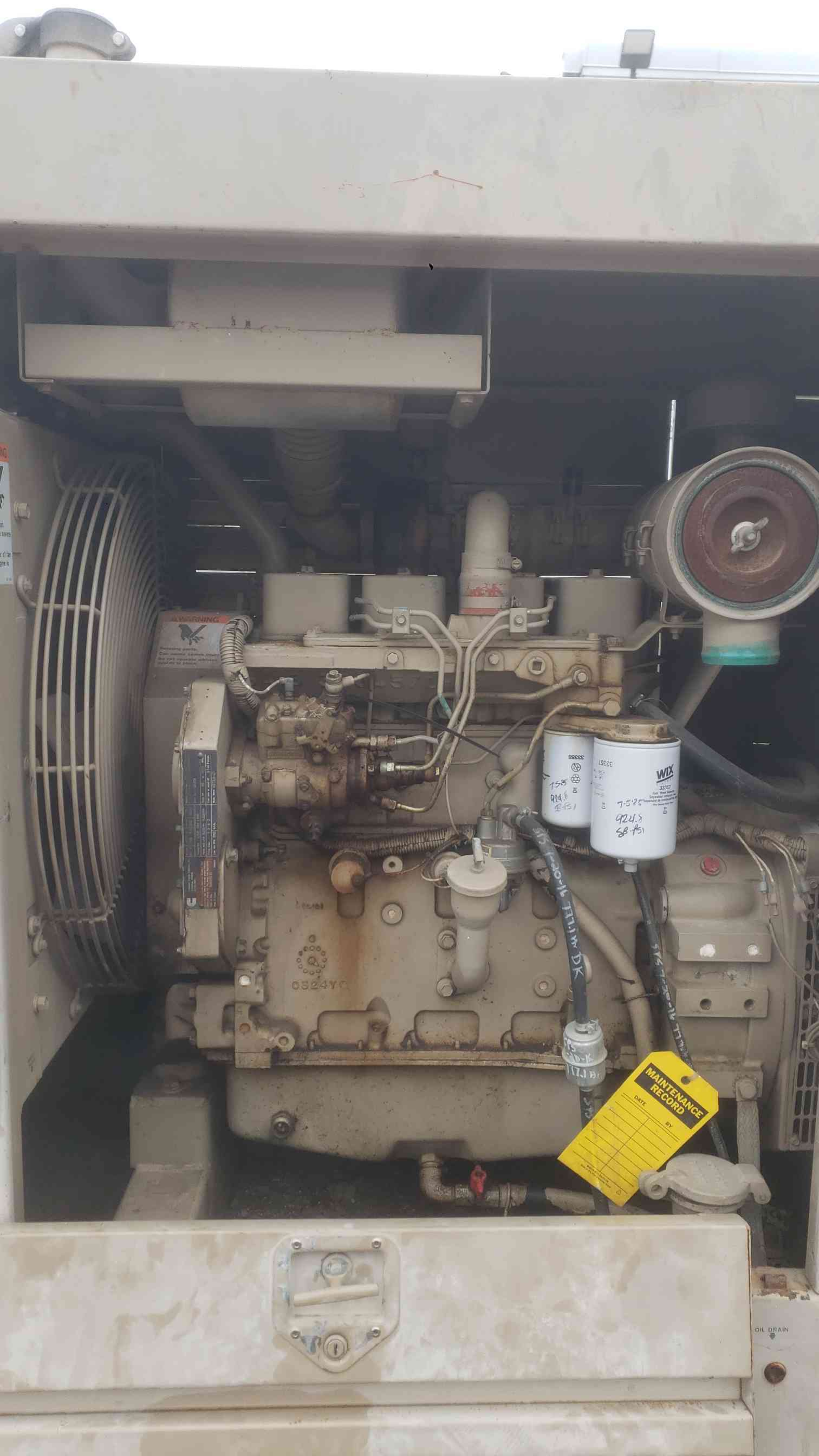 50 KW Cummins Onan #50DGCA, diesel generator set, 4BT 3.9L engine, enclosed, 150 gal. tank, 983 hours - Image 4