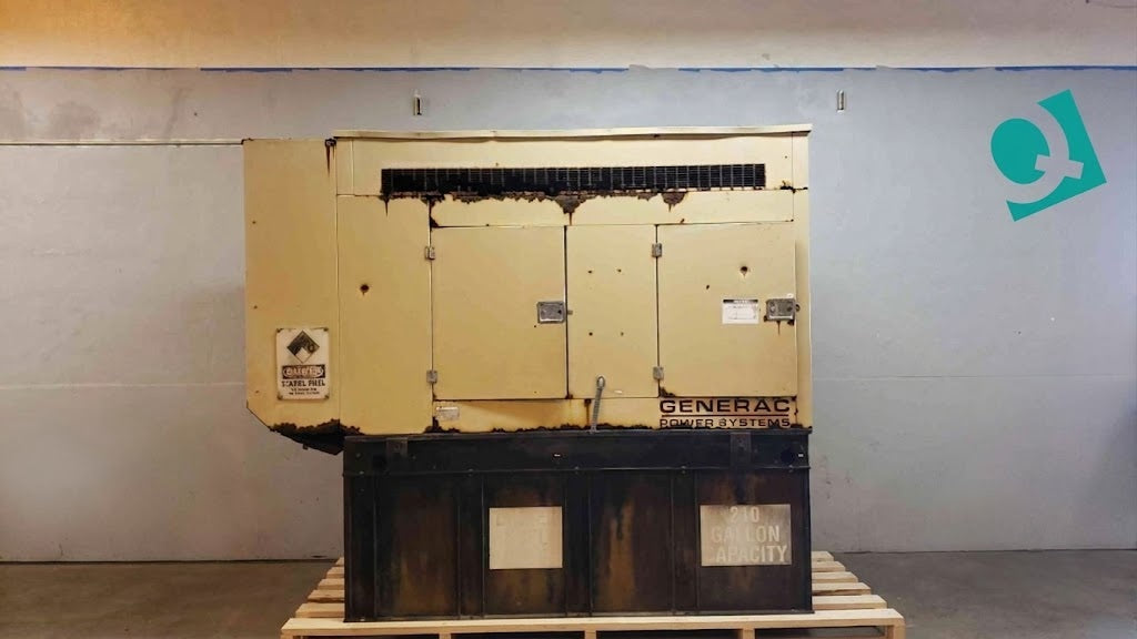 60 KW Generac, diesel generator set, 120/240 Volts, 1PH, 400 hours, AS IS - Image 2