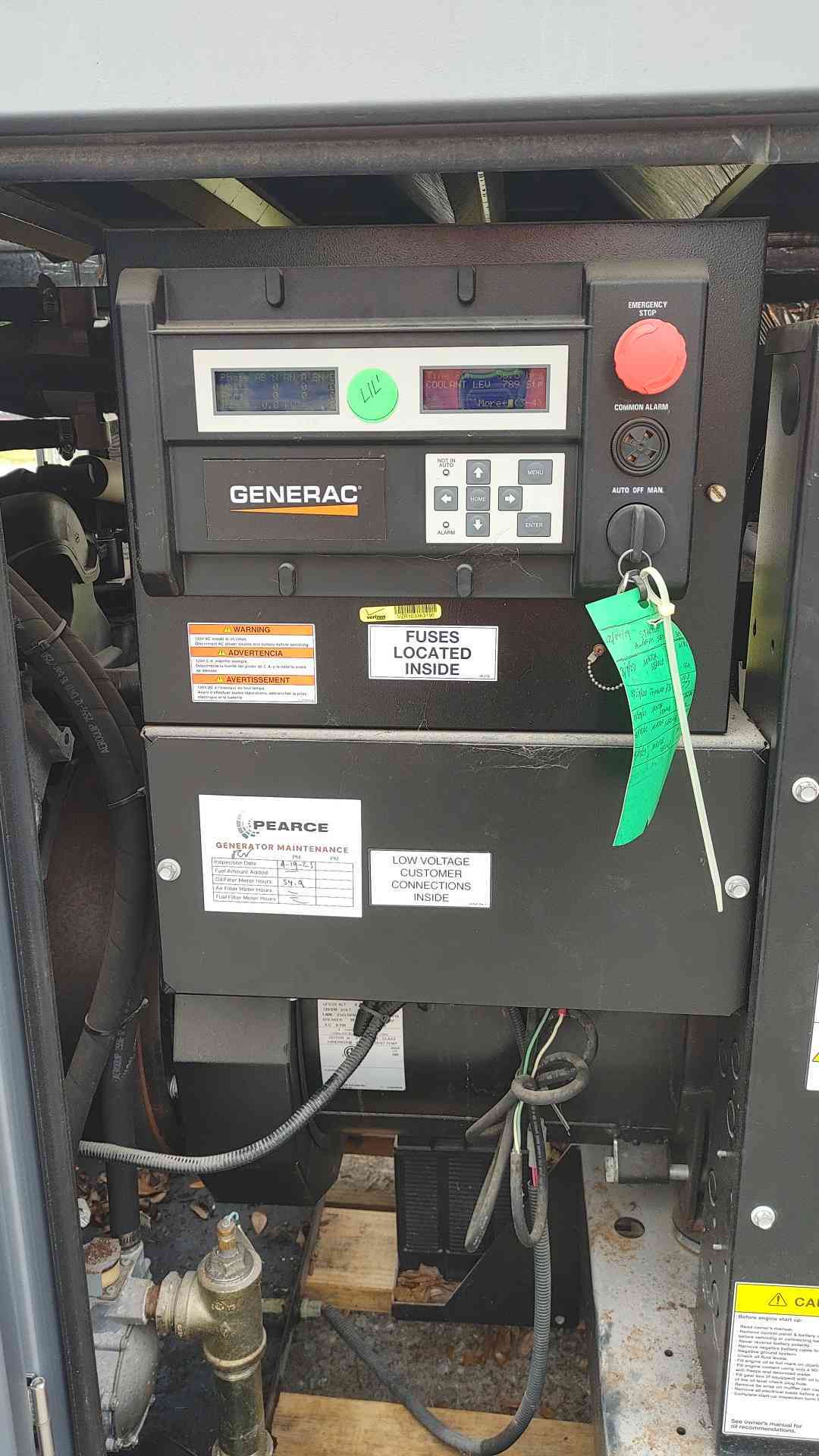 35 KW Generac #G0071140, natural gas generator set, 120/240 Volts, 1PH, 56 hours - Image 4