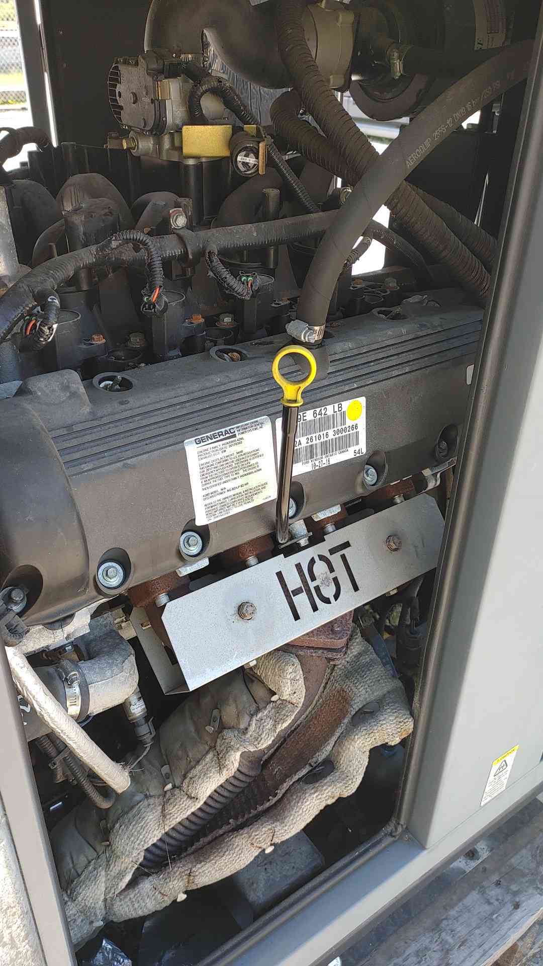 35 KW Generac #SG35, natural gas generator set, 120/240 Volts, 1PH, 143 hours - Image 5