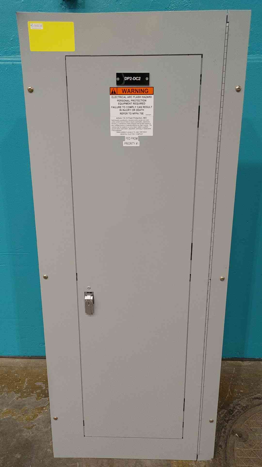 400 Amp. General Electric A-Series II, Panelboard, 480Y/277 Volts, 3PH, Main Breaker, (5) TEY 90A Breakers - Image 2