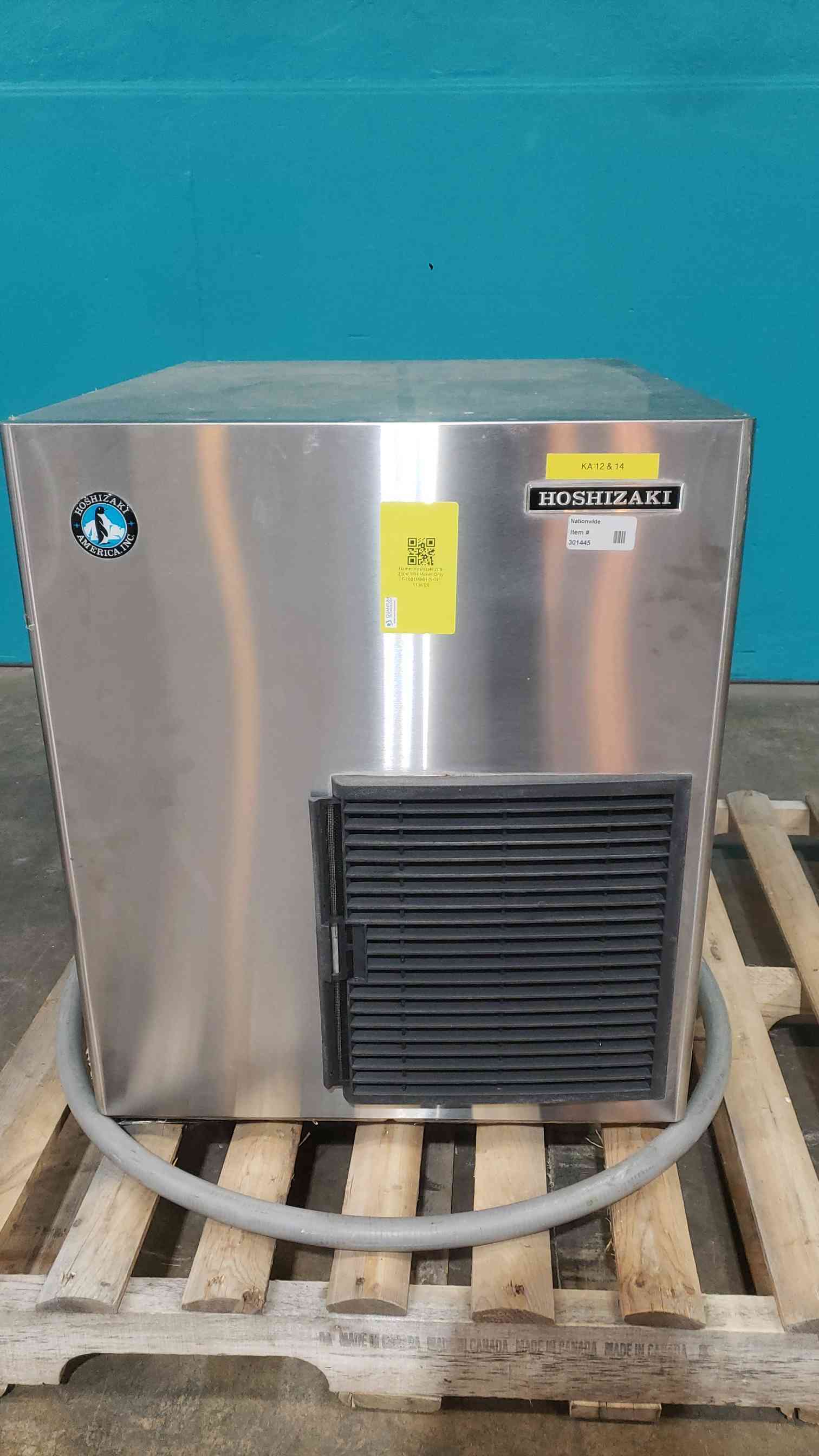 Hoshizaki #F-1001MWH, Water Cooled Flake Ice Machine Head, 970 lb./day, 208-230 V., 1PH - Image 4