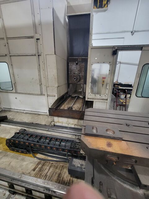 Giddings & Lewis #HMC-410, horizontal machining center, 118" X, 76.2" Y, 70.8" Z, 60 HP, 6000 RPM, 60 - Image 4