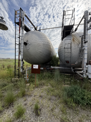Propane & Condensate Storage Tank Farm, LOT of horizontal pressure vessels, ASME " U" stamped - Image 3