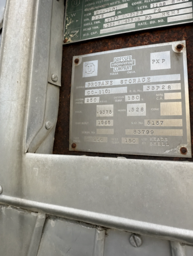 Propane & Condensate Storage Tank Farm, LOT of horizontal pressure vessels, ASME " U" stamped - Image 10