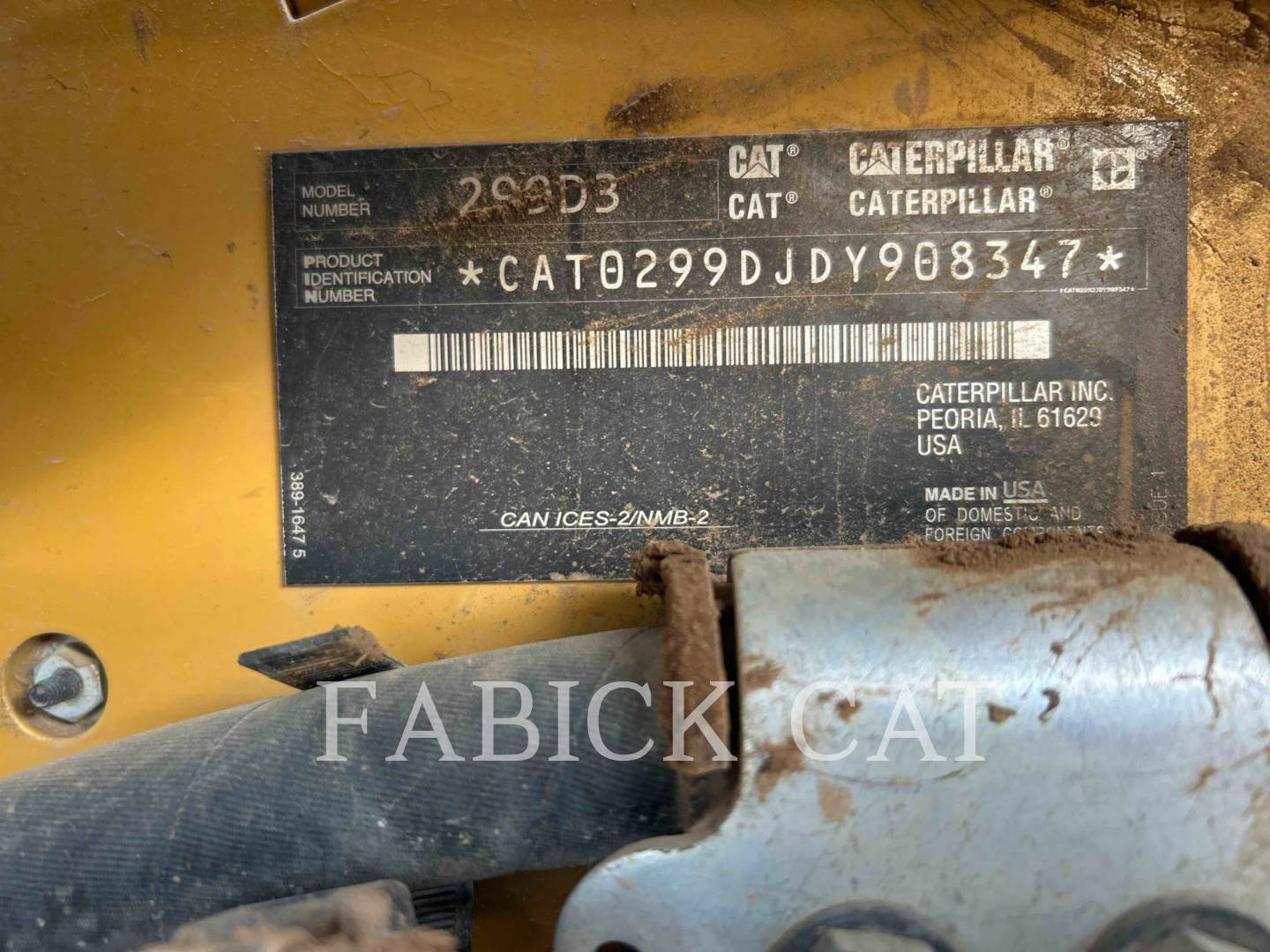 Cat 299D3, 1457 hours, S/N: DY908347, 2023 - Image 6