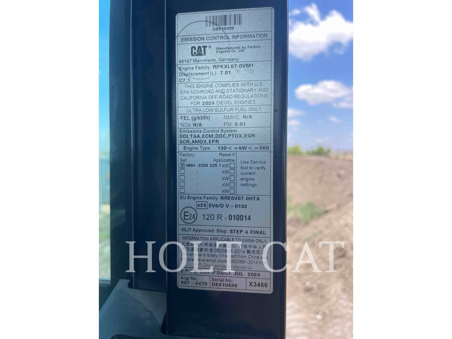Caterpillar 336 10 TC, 1471 hours, S/N: RDL20641, 2024 - Image 8