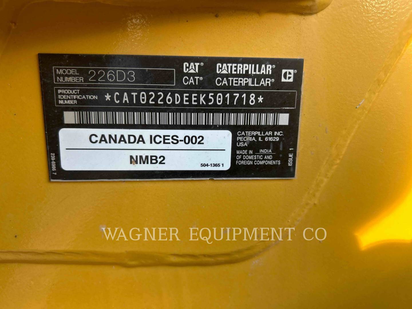 Cat 226D3, Skid Steer Loader, 115 hours, S/N: EK501718, 2023 - Image 6