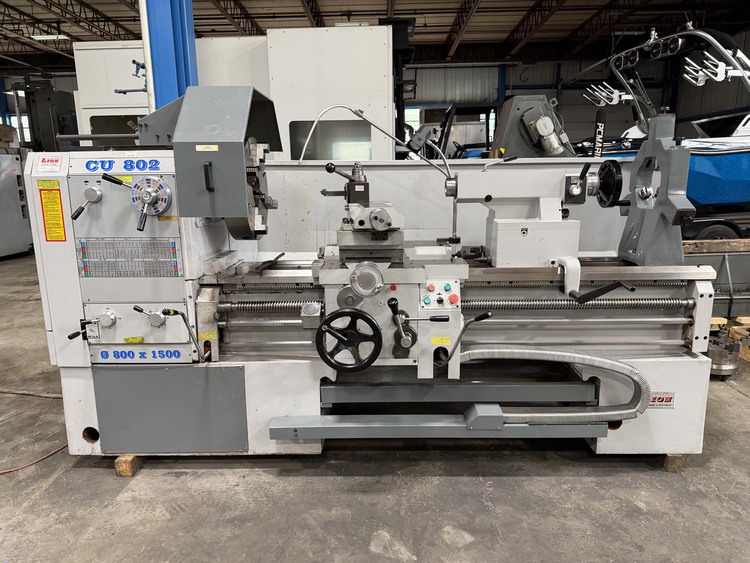 30" x 60" Lion #CU802, engine lathe, 20" swing over cross slide, inch/metric threading, steady & follow - Image 2