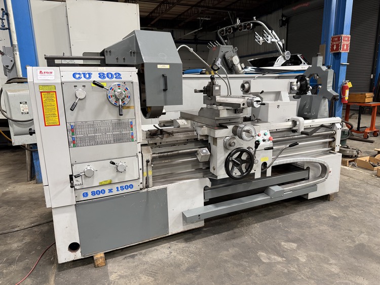 30" x 60" Lion #CU802, engine lathe, 20" swing over cross slide, inch/metric threading, steady & follow - Image 3