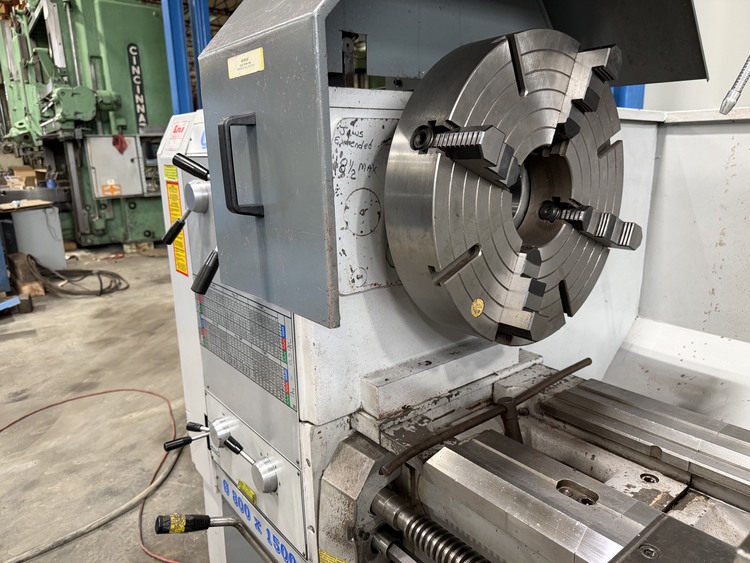30" x 60" Lion #CU802, engine lathe, 20" swing over cross slide, inch/metric threading, steady & follow - Image 6