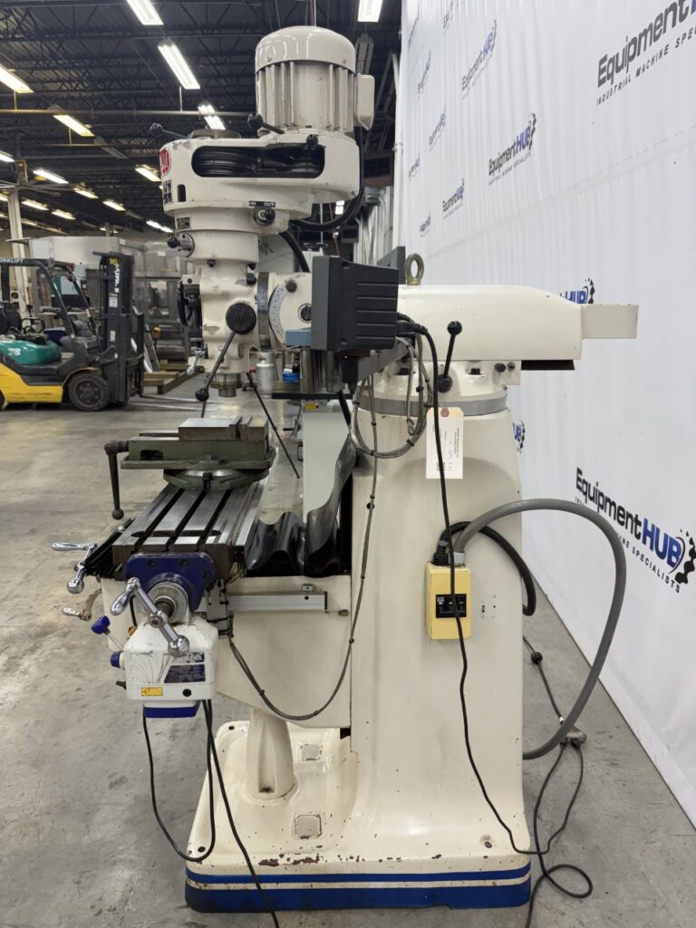 Birmingham #BPS-1649, vertical milling machine, 9" x49" table, 3 HP, AcuRite digital read out, power feed - Image 10