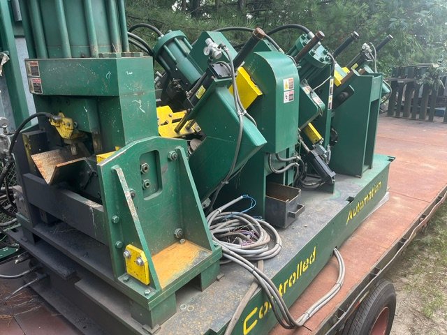 Controlled Automation #ABL86T, angle punching & shearing line, 86 ton punch, 250 ton shear, 2018 - Image 5