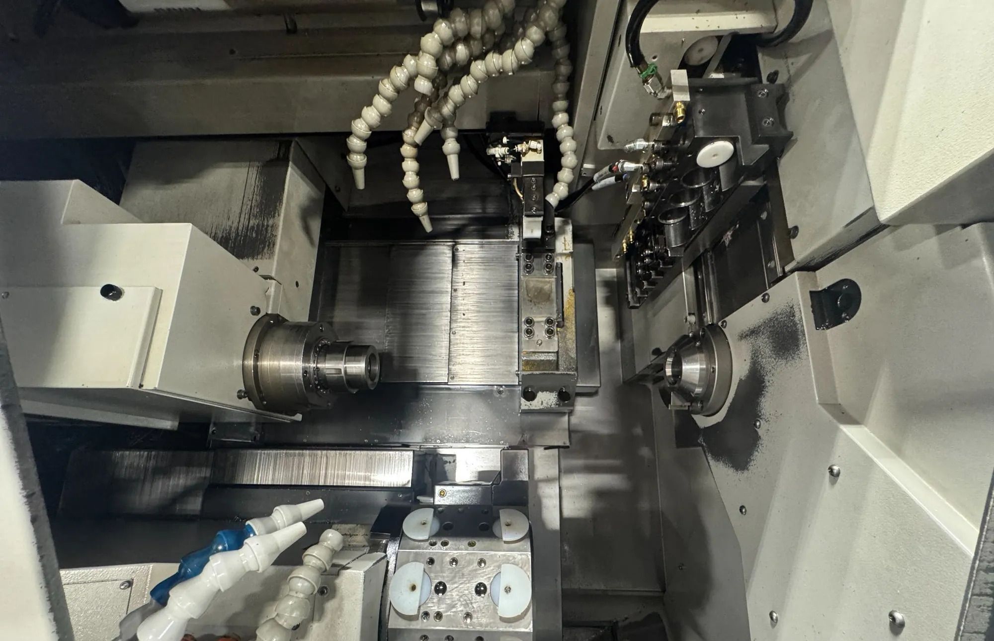 Citizen #M32-III, large assortment of tooling & perishables, chip conveyor, mist collector, 2006 - Image 2