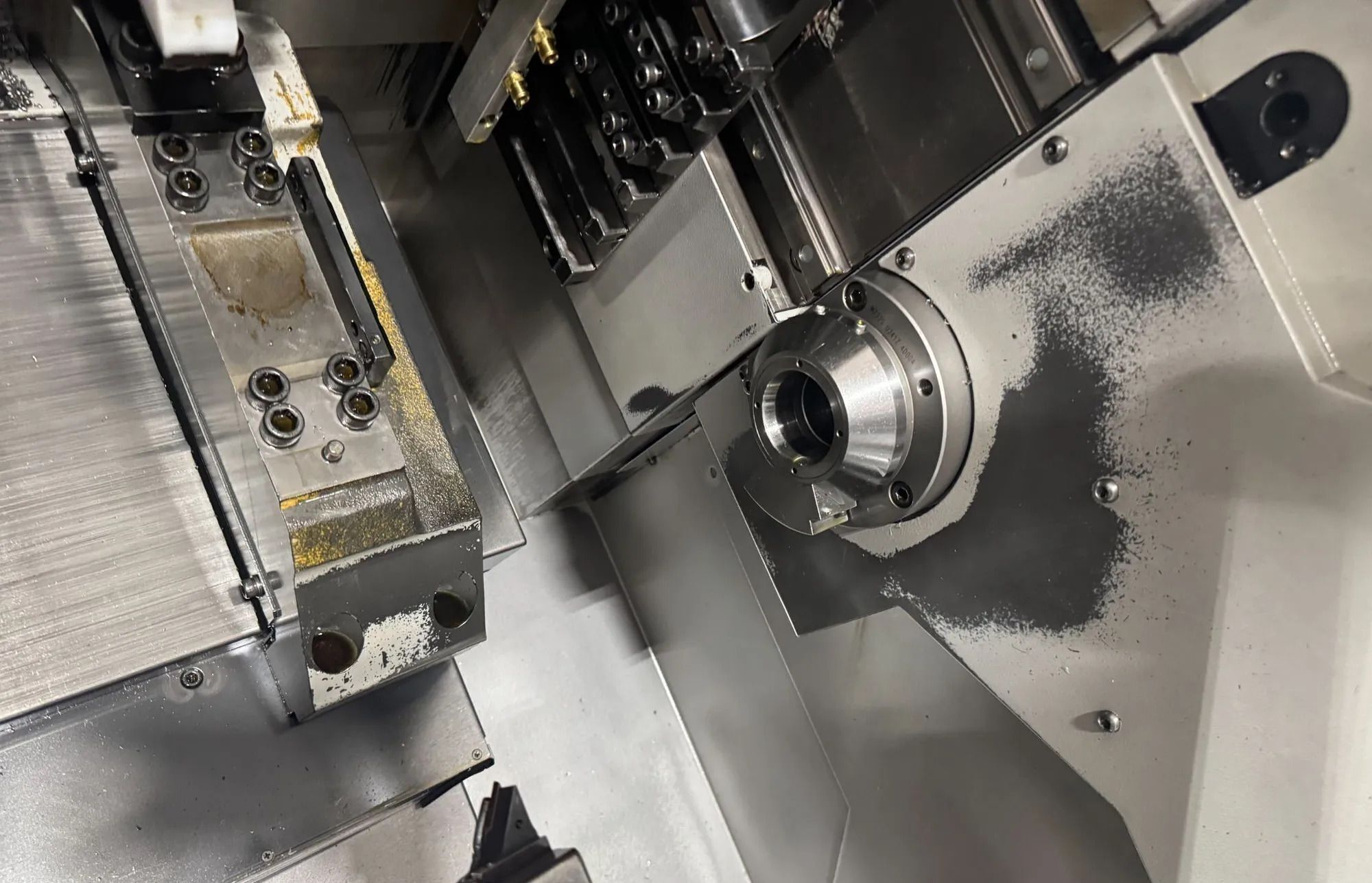 Citizen #M32-III, large assortment of tooling & perishables, chip conveyor, mist collector, 2006 - Image 6