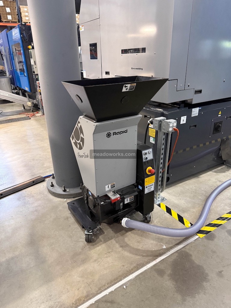 13.5" x 9" Rapid Granulator #150-35, Beside-the-Press Low-Speed Granulator, 3 HP, staggered rotor, 6" rotor - Image 1