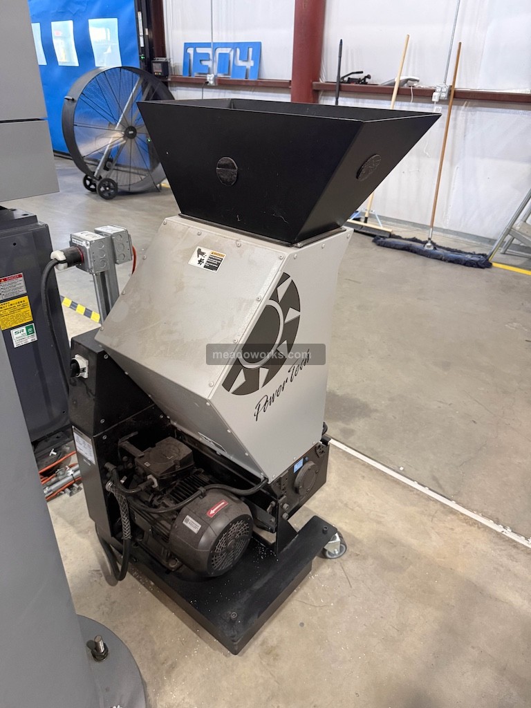 13.5" x 9" Rapid Granulator #150-35, Beside-the-Press Low-Speed Granulator, 3 HP, staggered rotor, 6" rotor - Image 4