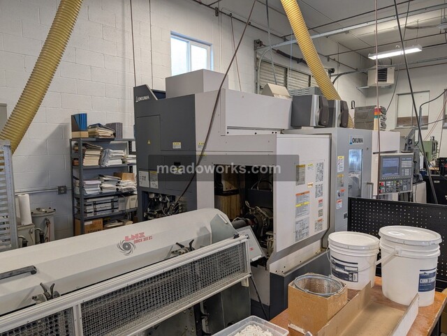 Okuma #Multus-B200-W, CNC Mill-Turn Center, 160" Y, 8" chuck, 6000 RPM, 2 spindles, 225&deg; B-axis, LNS bar - Image 3