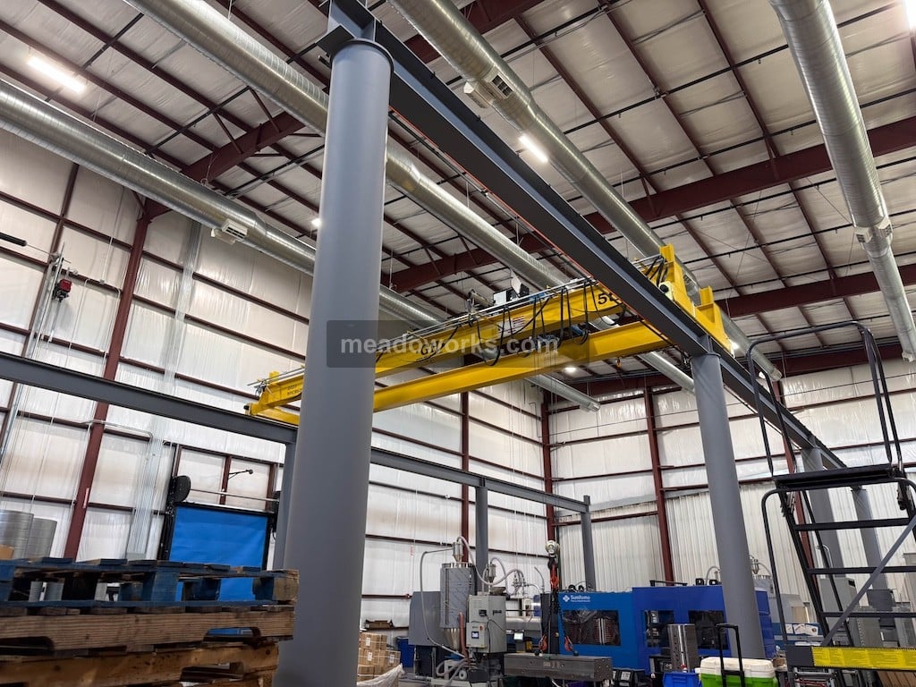 5 Ton, GH Cranes, Top Running Double Girder Overhead Bridge Crane, 32' span, 19' lift height, 75' runway - Image 2