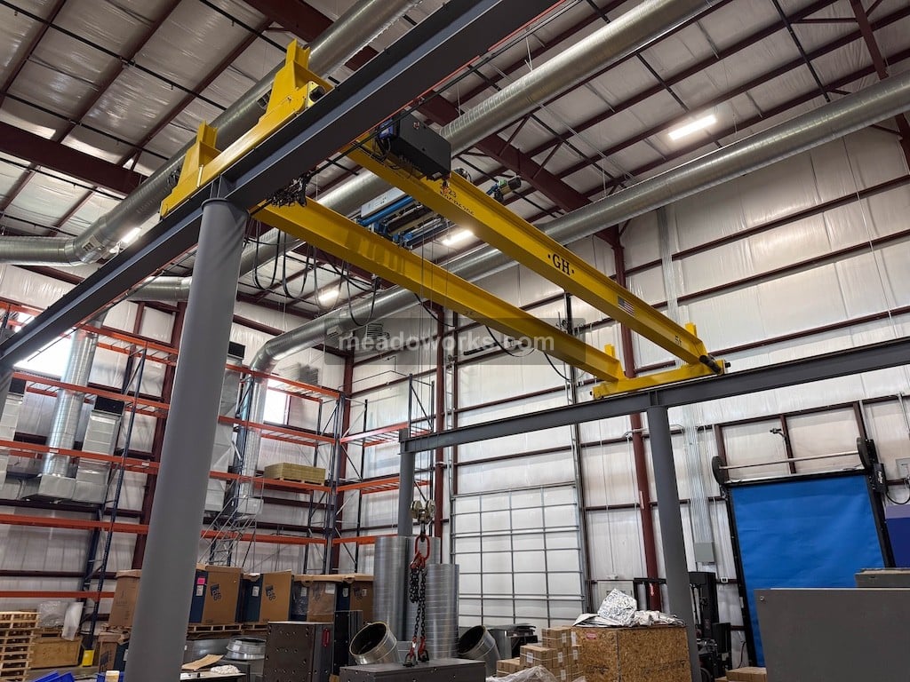 5 Ton, GH Cranes, Top Running Double Girder Overhead Bridge Crane, 32' span, 19' lift height, 75' runway - Image 4