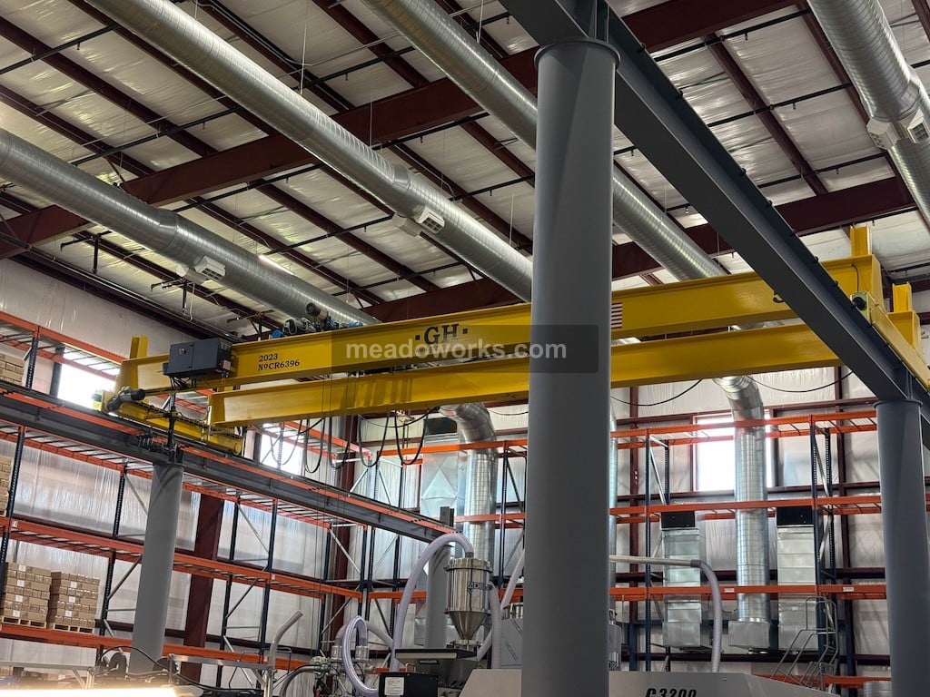 5 Ton, GH Cranes, Top Running Double Girder Overhead Bridge Crane, 32' span, 19' lift height, 75' runway - Image 6
