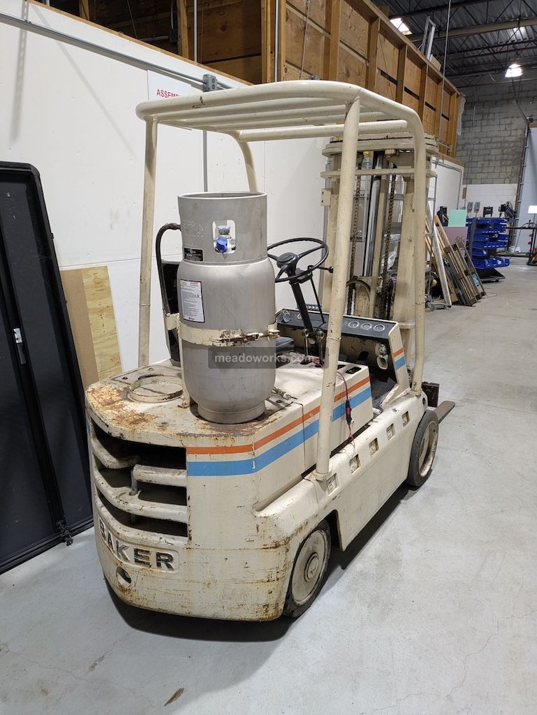 4000 lb. Baker #FMD-040, Forklift, 156" lift height - Image 1