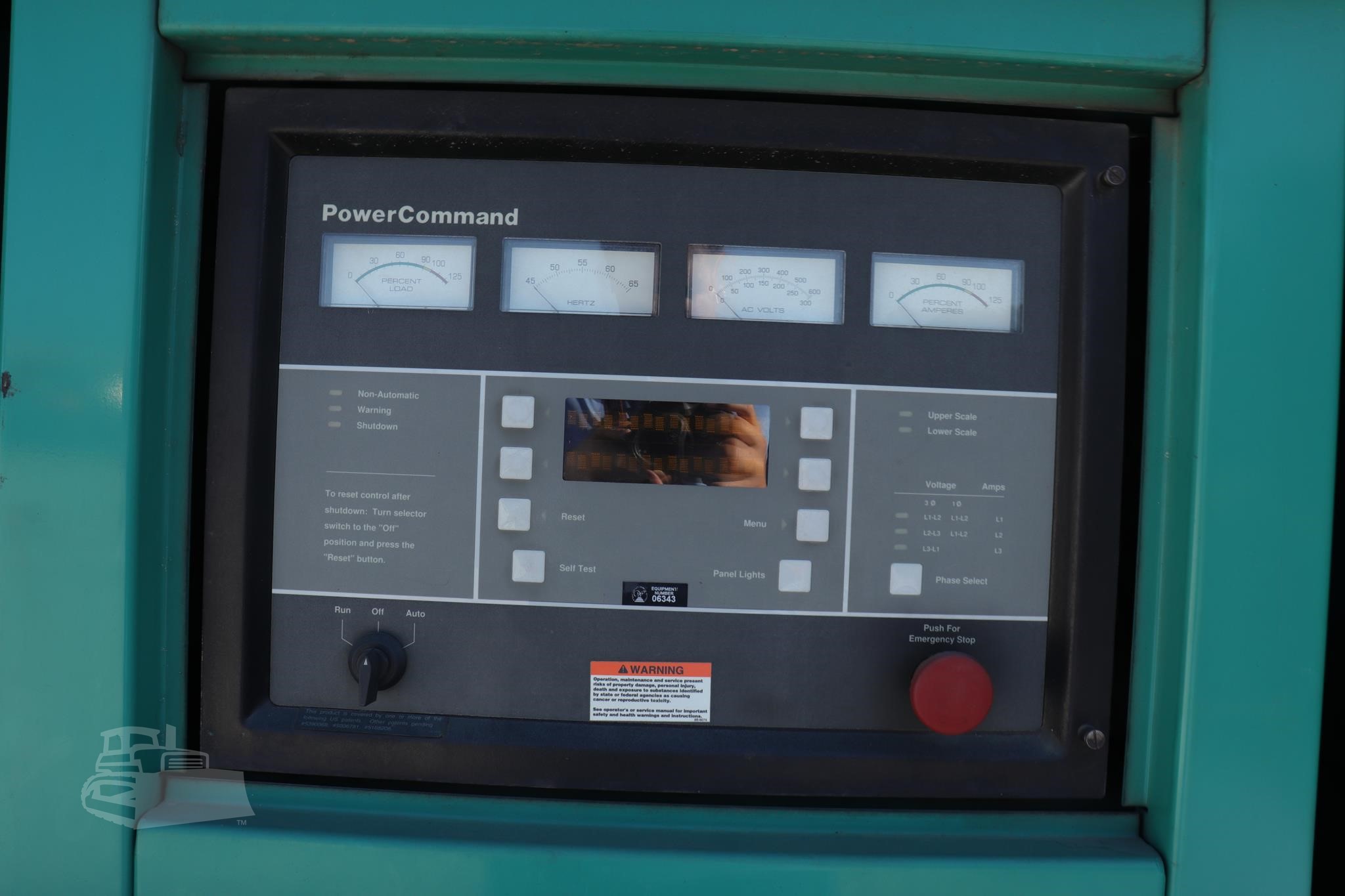 350 KW Cummins #350DFCC, Diesel Generator Set, 480 Volts, NTA-855-G3 engine, 1800 RPM, 3PH, enclosed, 2546 - Image 8