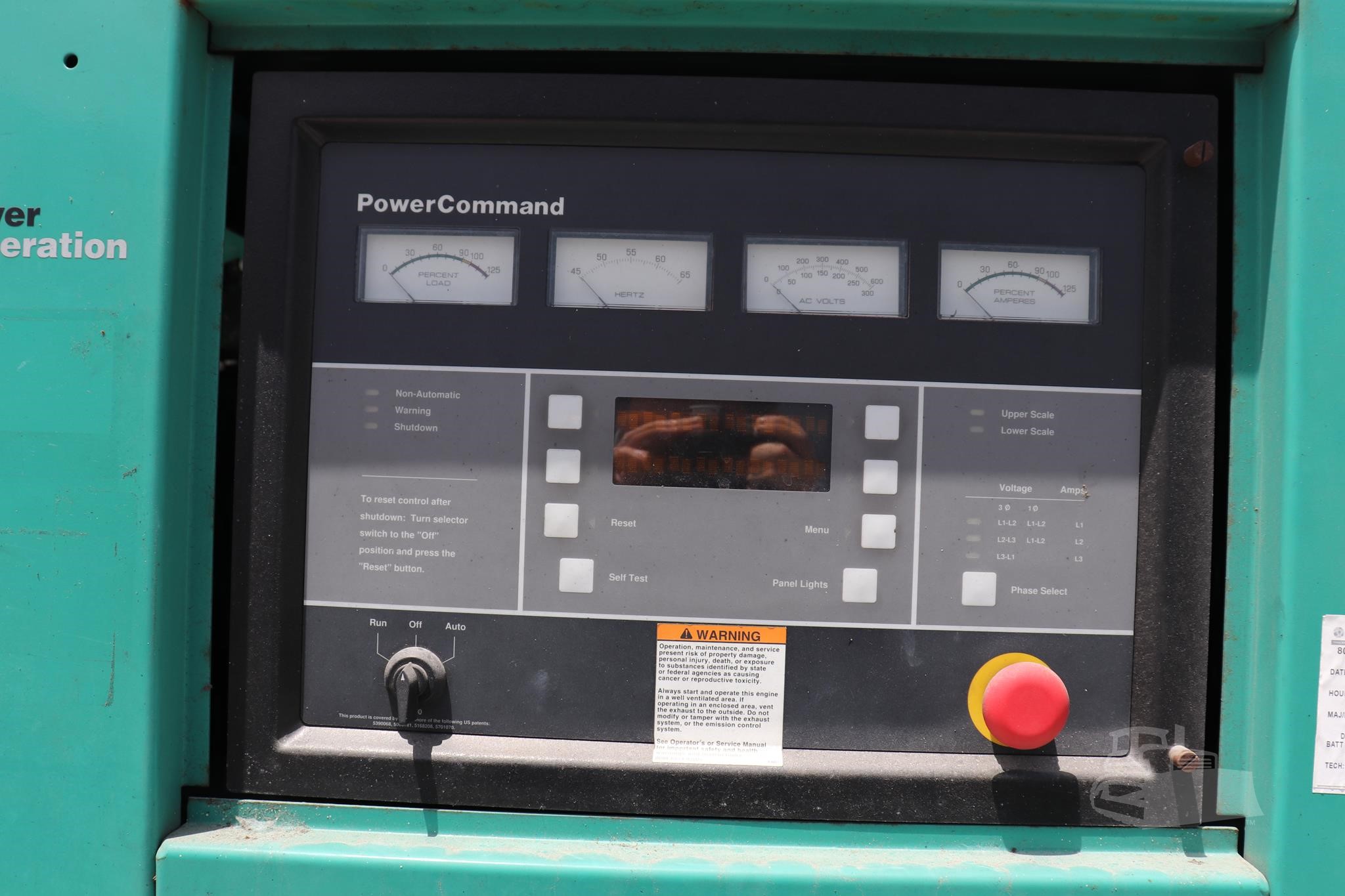 1000 KW Cummins #DFJD-5583567, Diesel Generator Set, 480 Volts, KTA38-G4 engine, 1800 RPM, 3PH, 1861 hours - Image 5