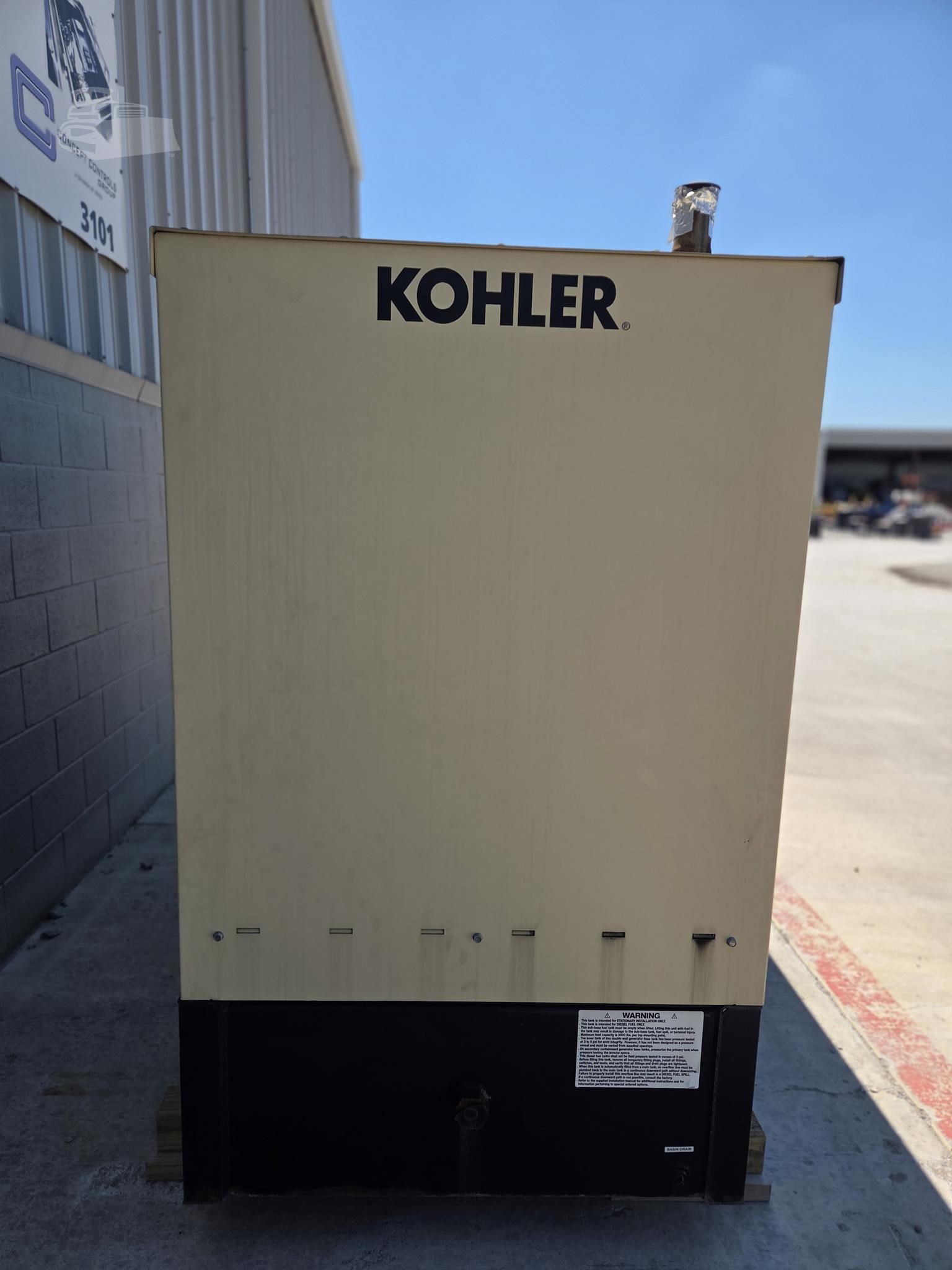 60 KW Kohler #60REOZJC, Diesel Generator Set, John Deere 5030HF285G engine, 3PH, enclosed, 222 hours - Image 2