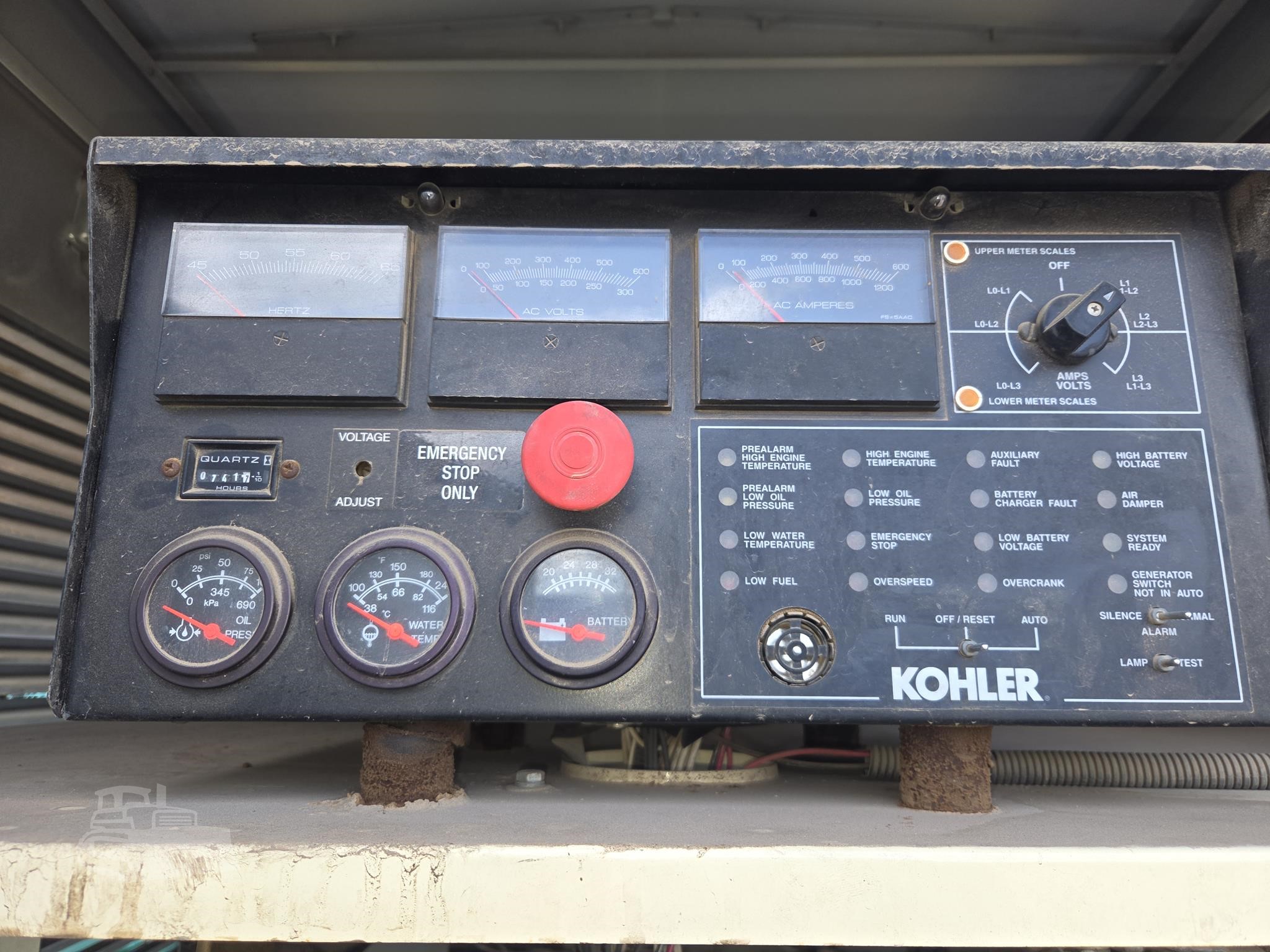300 KW Kohler #300RE0ZD, Diesel Generator Set, 240 Volts, 1800 RPM, 3PH, enclosed, 741 hours - Image 5