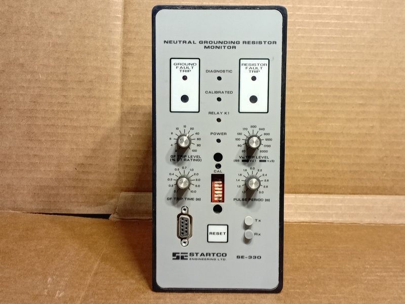 Startco #SE-330-00-00, Neutral Grounding Resistor Monitor, 65-265 VAC, 30 VA input power, (4) output relays - Image 1