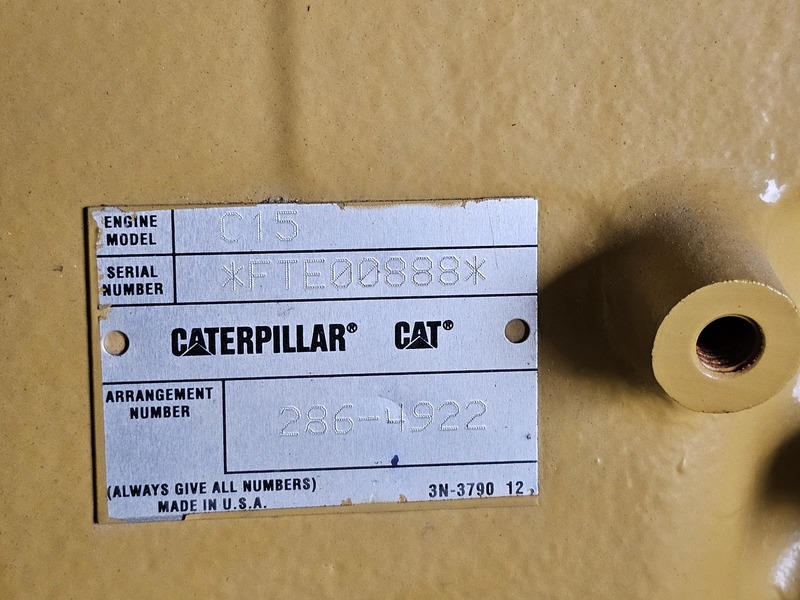 400 KW Caterpillar #LC6, Diesel Generator Set, 600 Volts, 1800 RPM, 536 HP, 600 amp main breaker, EMCP 4.2 - Image 2
