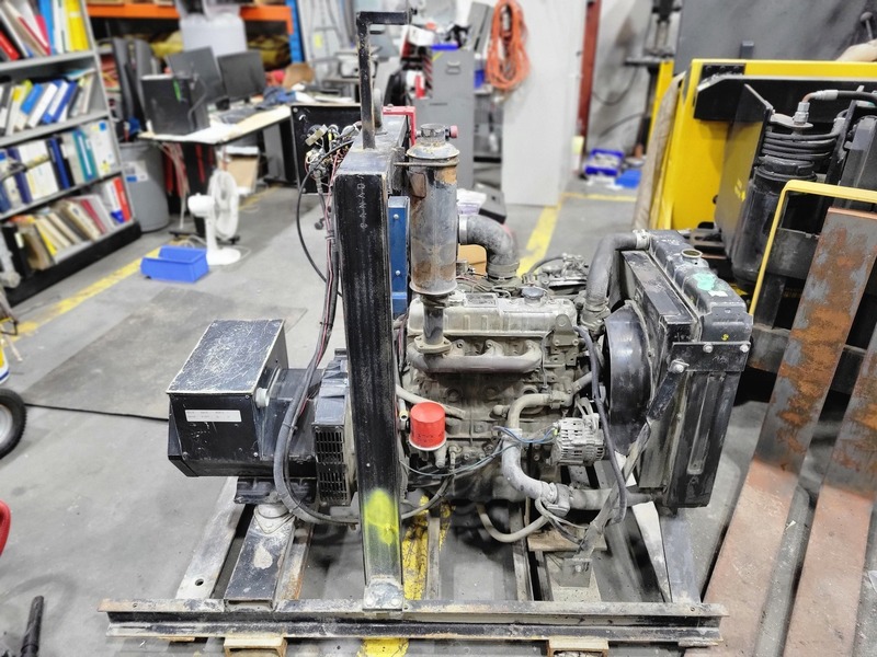 28 KW Isuzu #BB-4JG1T, Diesel Generator Set, Newage alternator, 1800 RPM, analog gauges w/ manual controls - Image 1
