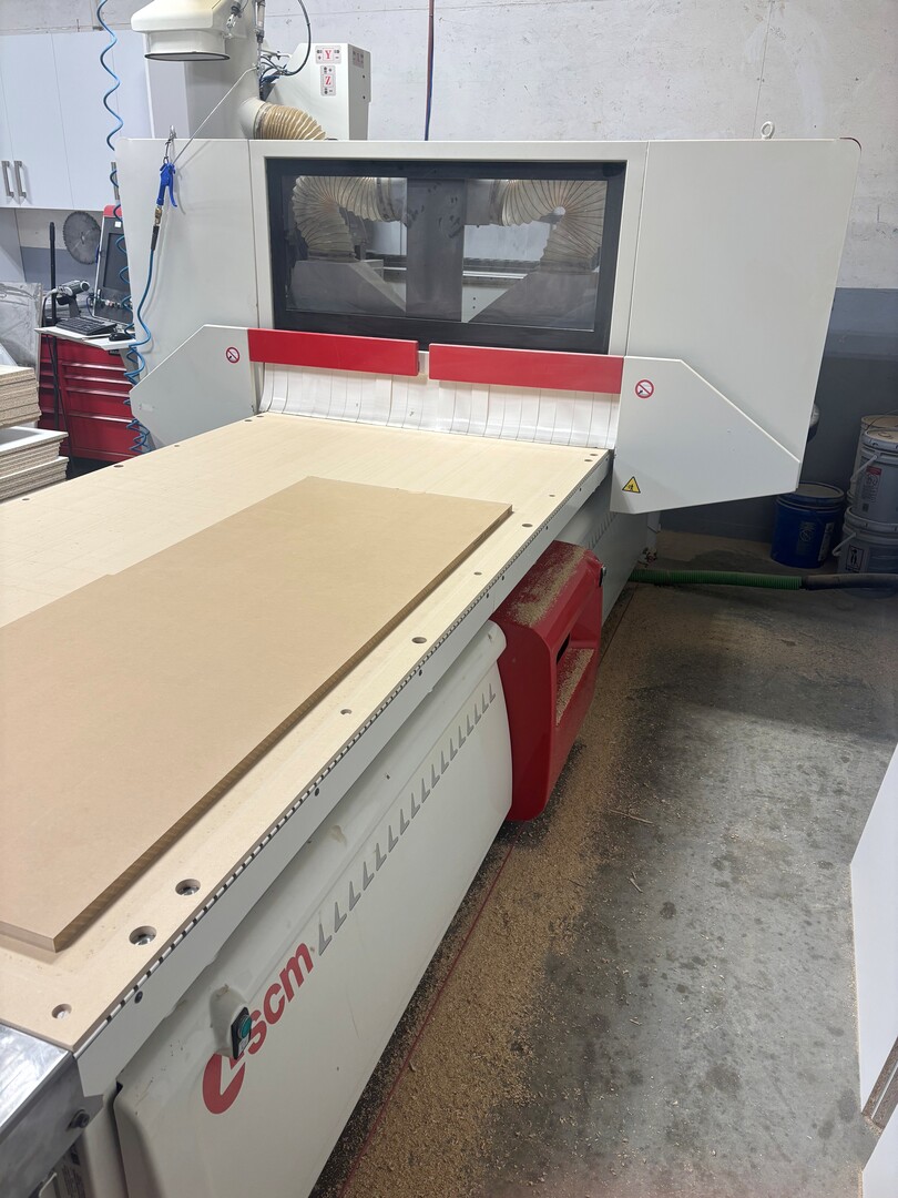 SCM #Pratix-S-12C, CNC Router, 97.6" X, 49.2" Y, 3.9" Z, 4' x 8' table, 7.5 HP electrospindle, 3 HP motor - Image 3