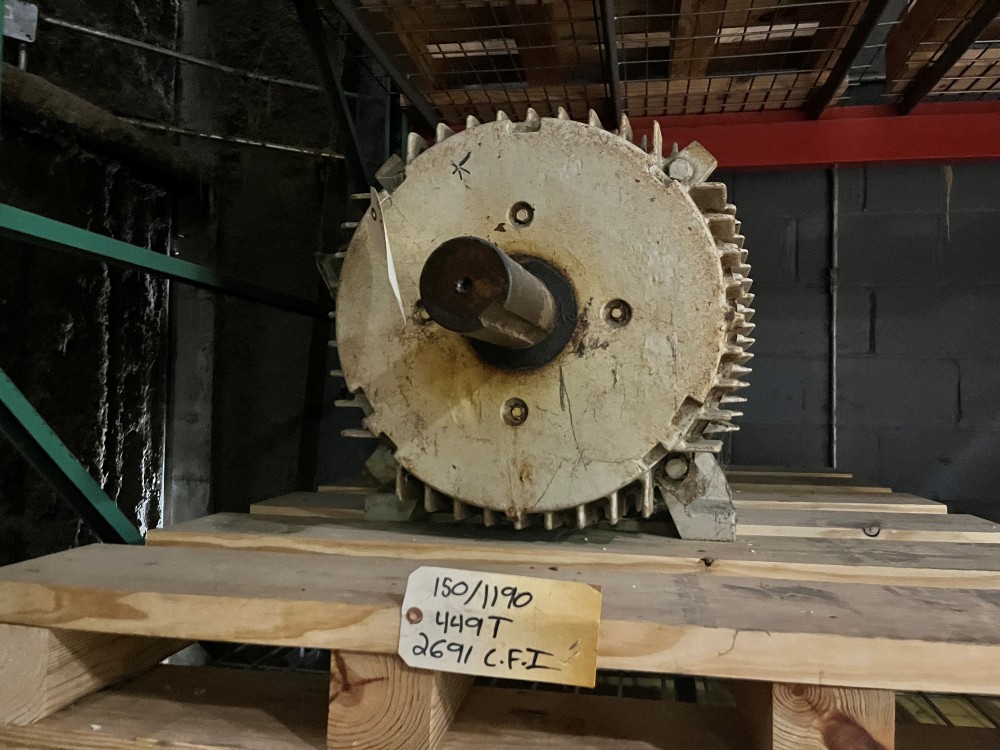 150 HP 1200 RPM General Electric, Frame 449T, BB, 2300 Volts, electrically OK - Image 2